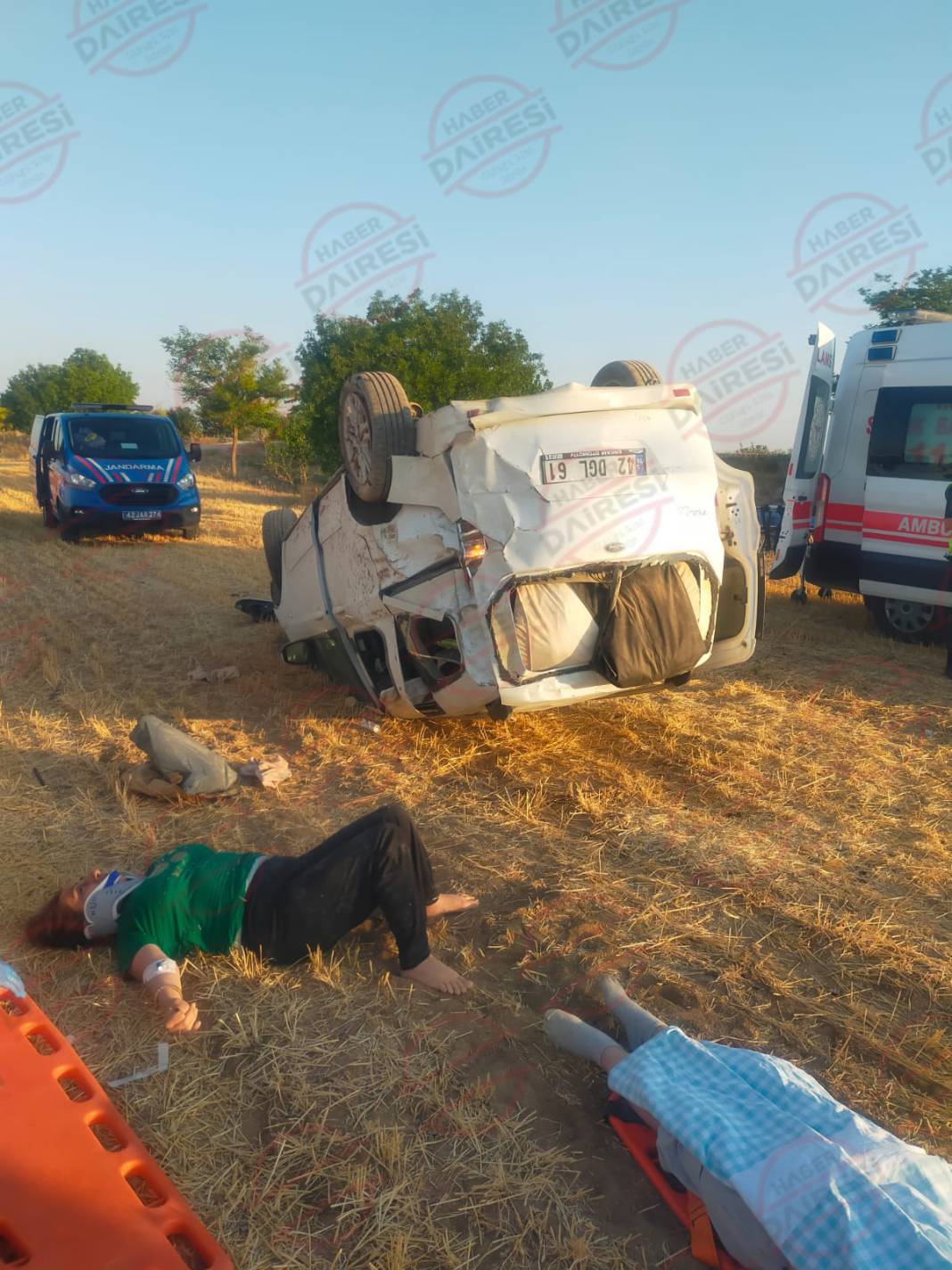 Konya’da aynı yolda bir kaza daha! Can pazarı yaşandı 1